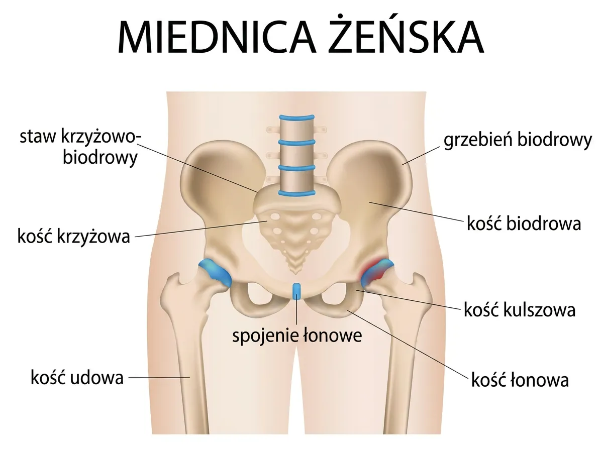 Anatomia miednicy żeńskiej