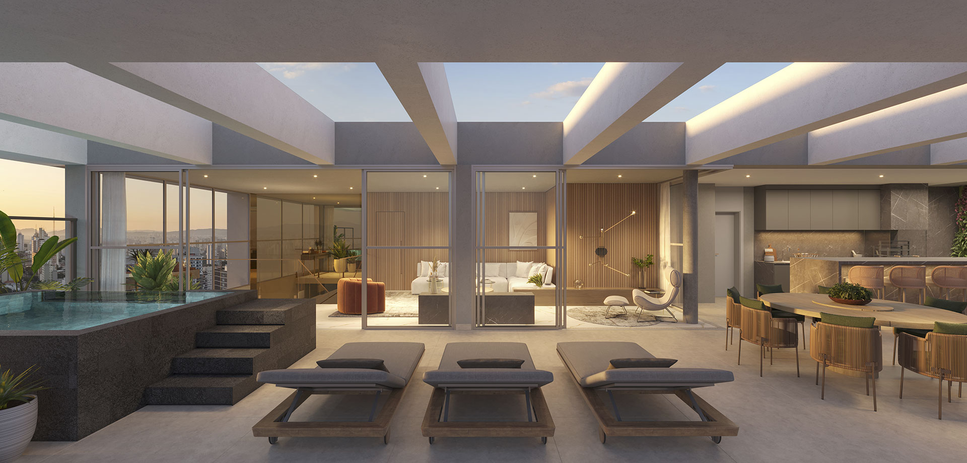 terraço duplex de 337m²