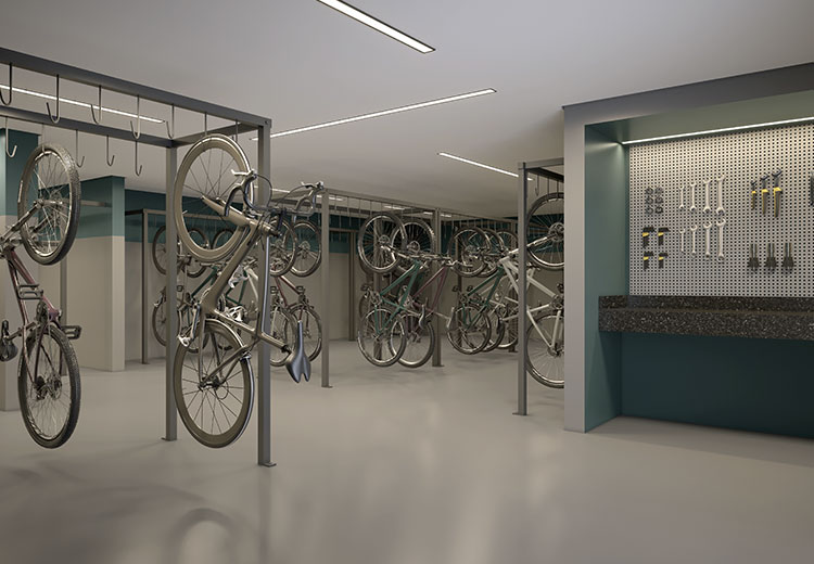 bicicletário