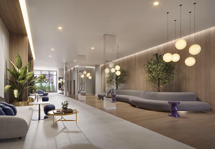 lobby com coworking