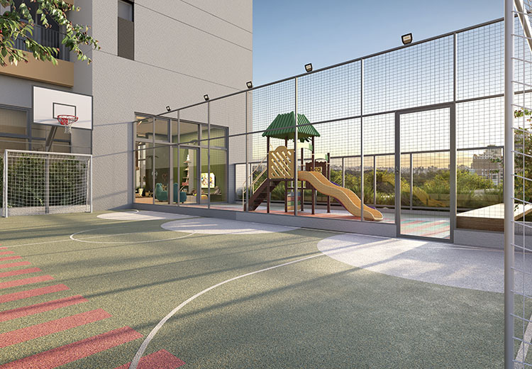 quadra kids e playground