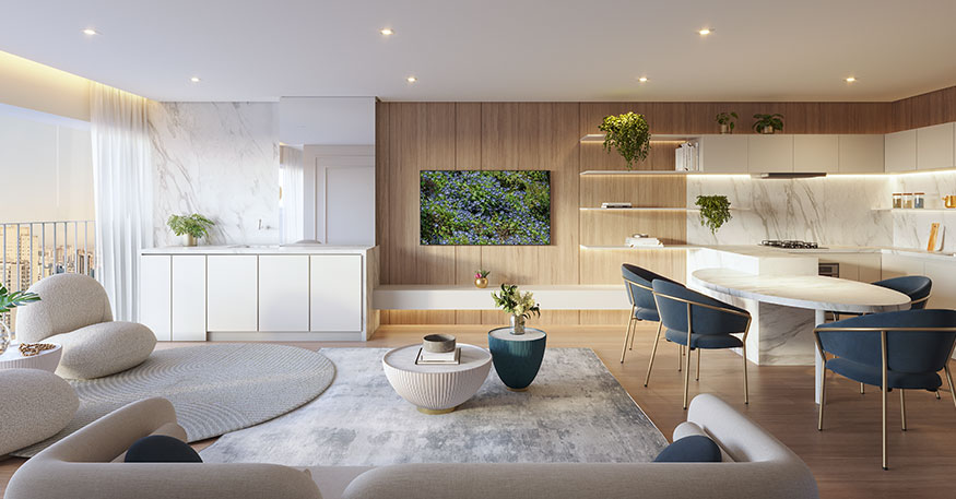 Living 75m²
