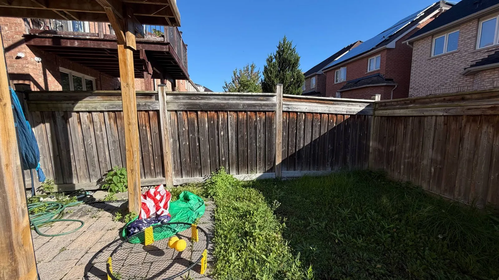 Maple Fence Restoration: Pressure Washing, Sanding, Staining & Post Repair