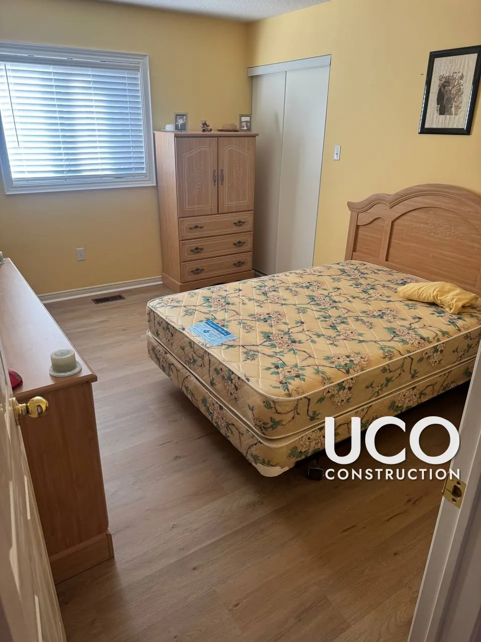 Carpet to LVP in Brampton: Carpet Removed From Bedrooms and Hallway and Replaced With Luxury Vinyl Plank Flooring