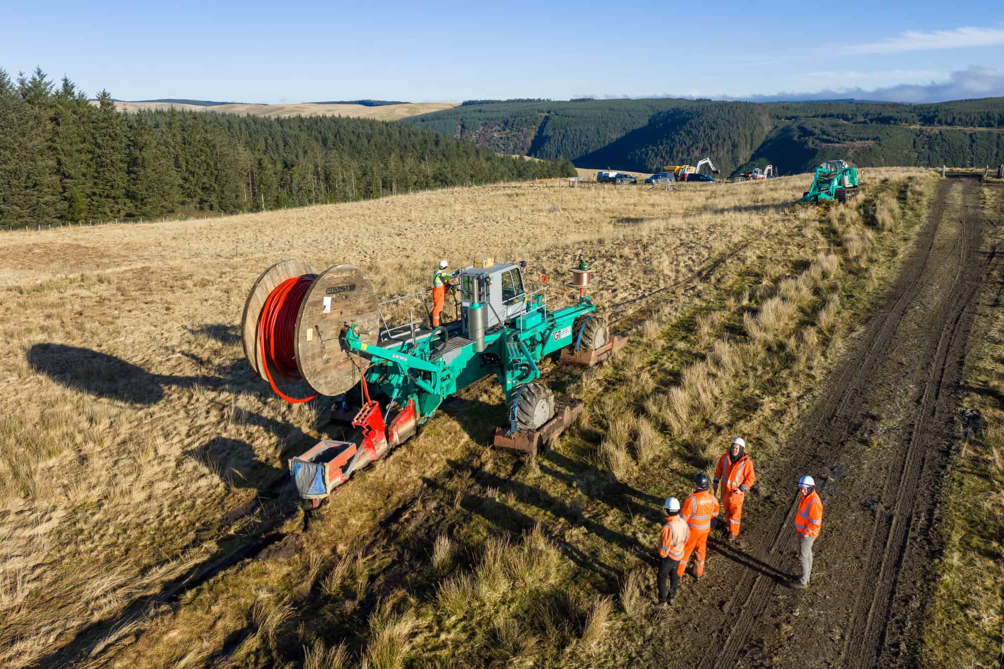 Cable Plough Installation by GT Jones