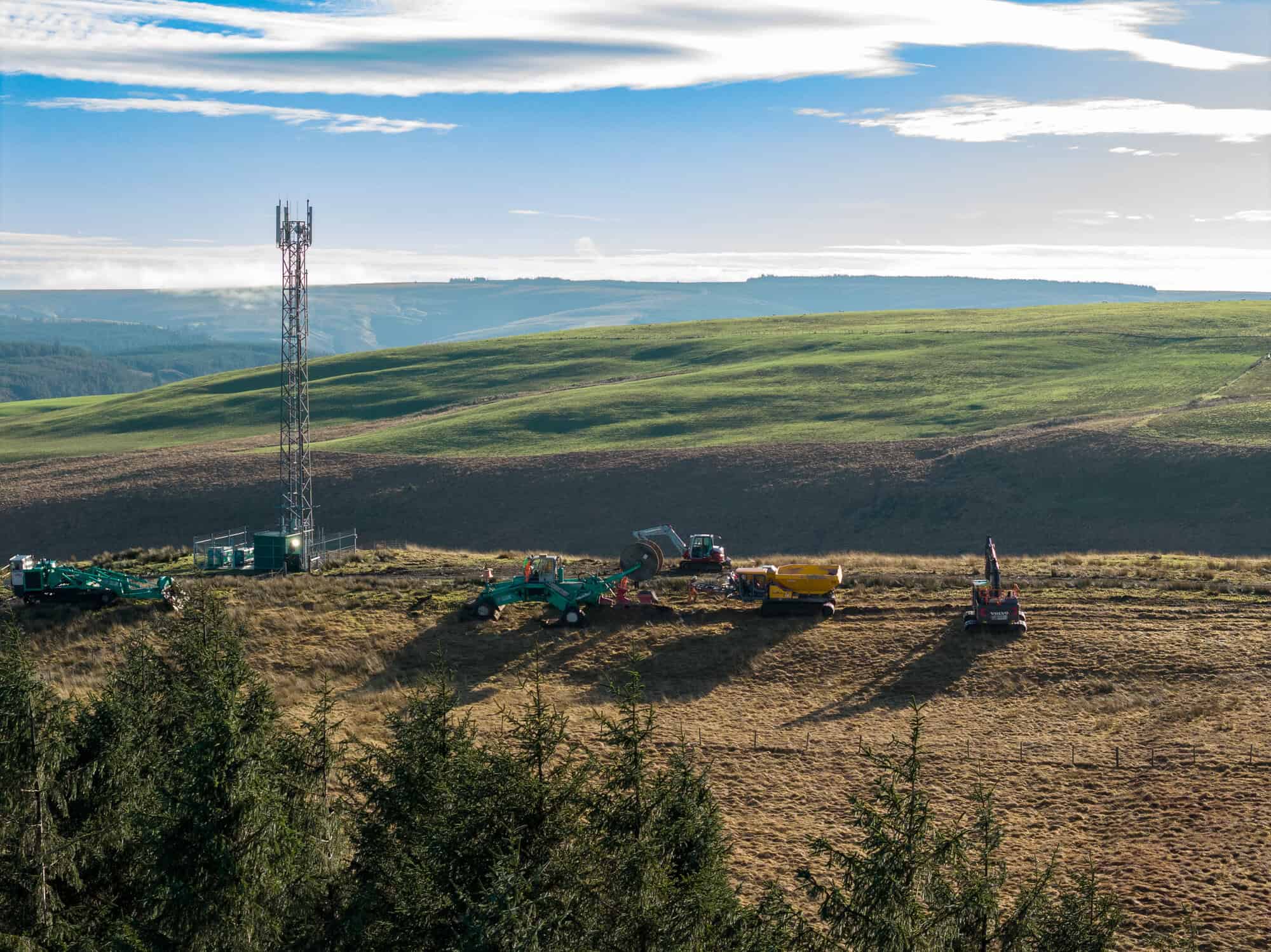 utility cable plough installation UK