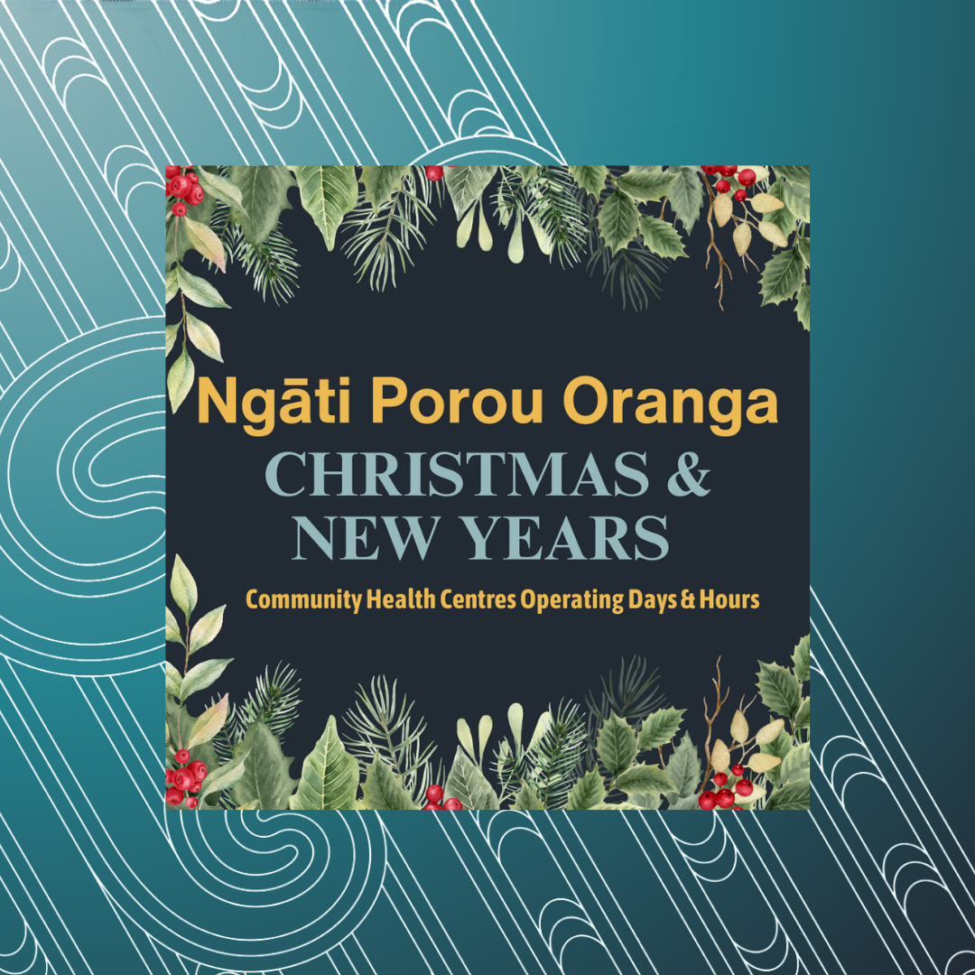  CHRISTMAS & NEW YEARS (Community Health Centres Operating Days & Hours)