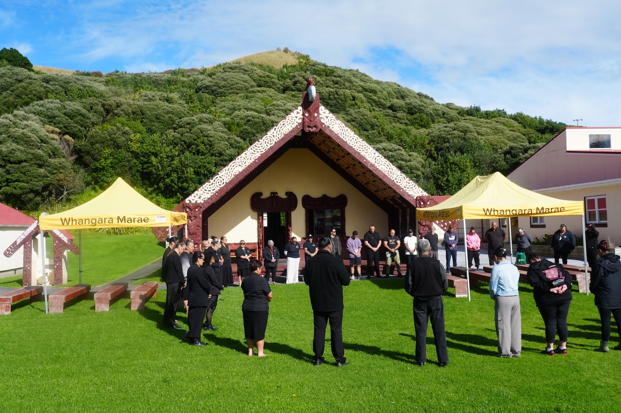Whakawhanaungatanga at Whangara Marae