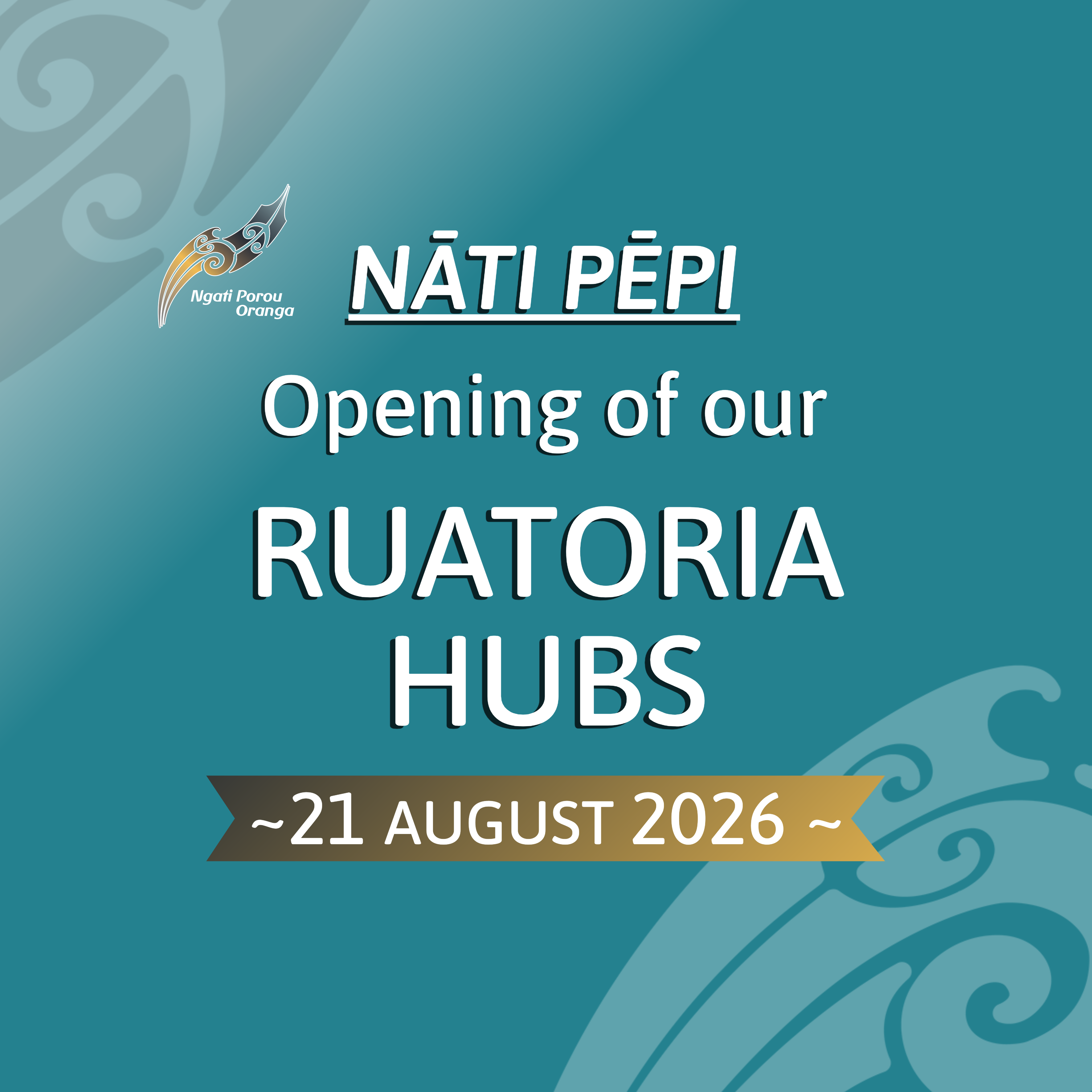 Nāti Pēpi  Ruatoria Hubs Opening 