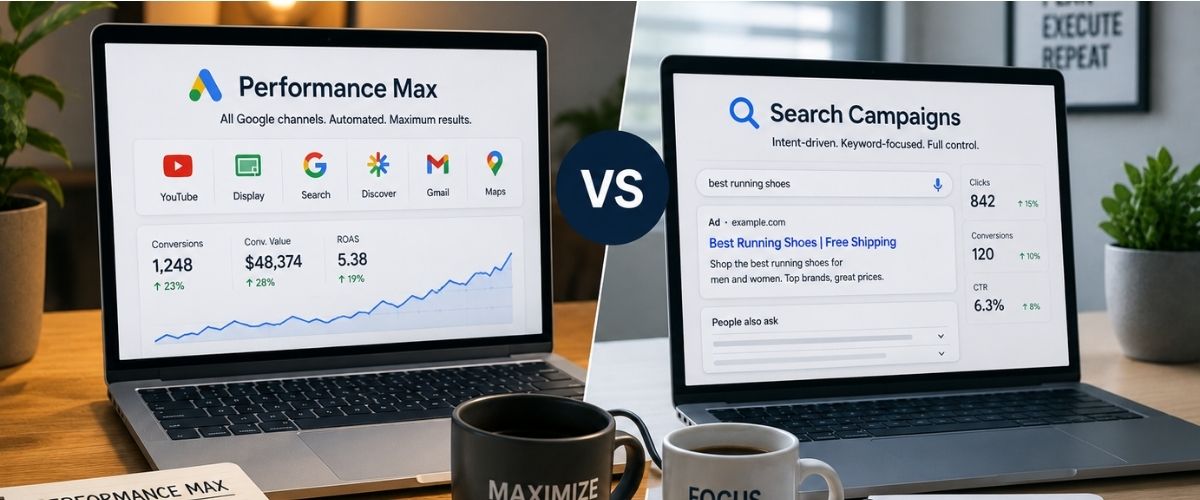 Performance Max vs Search Campaigns