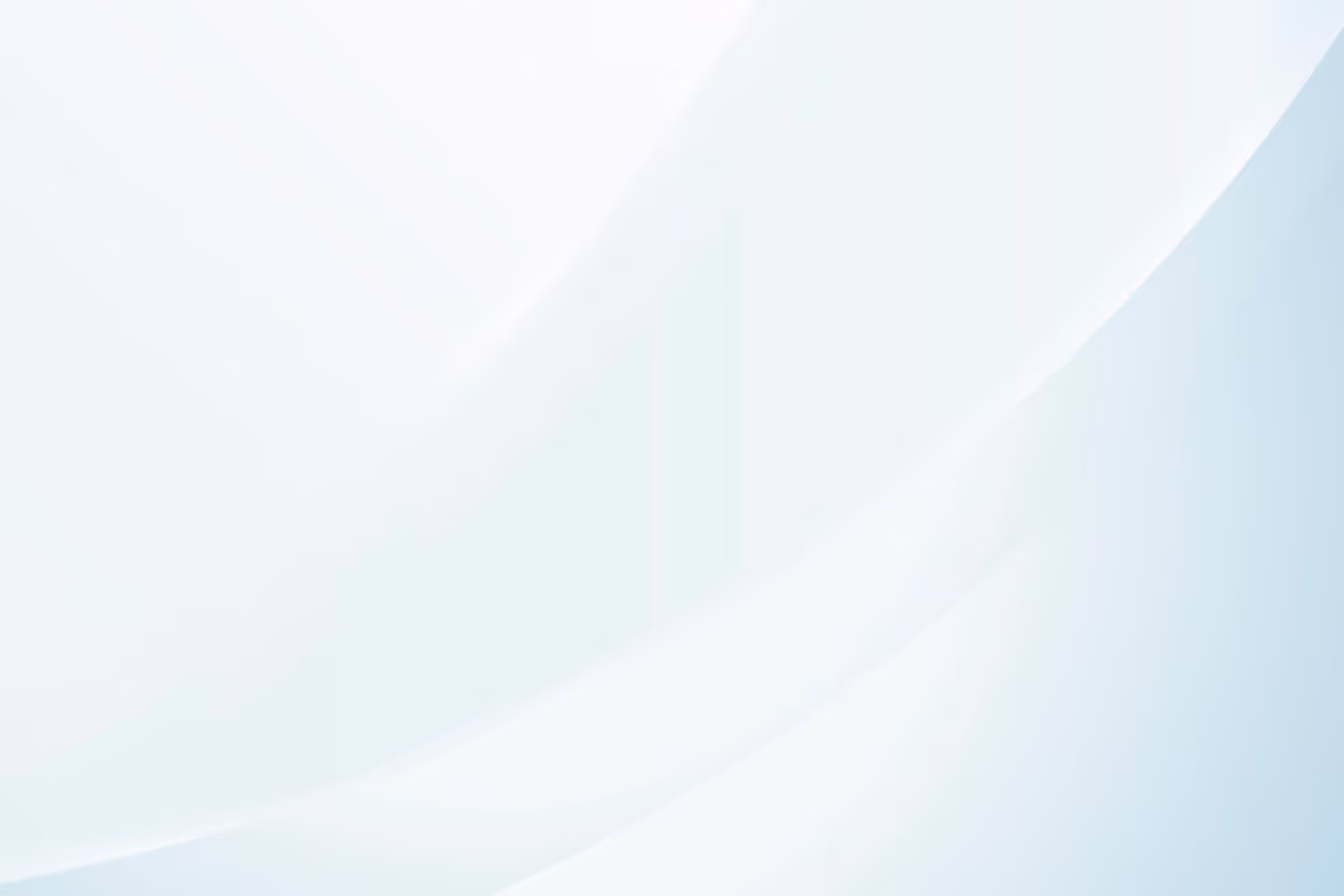 Soft blue and white abstract curved background