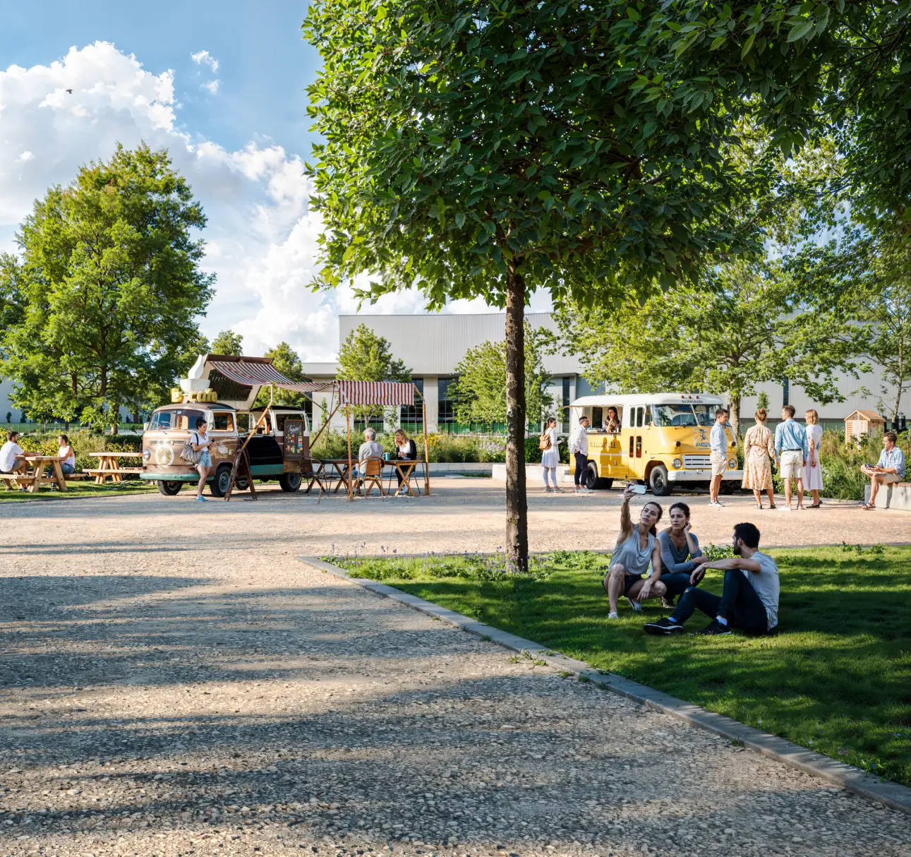 outdoor wellbeing space image