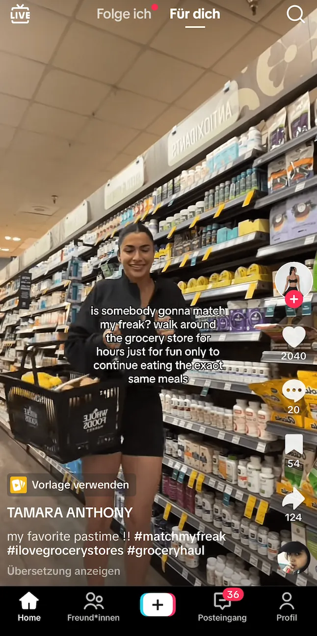 Quelle: Tiktok/tamaraaanthonyy