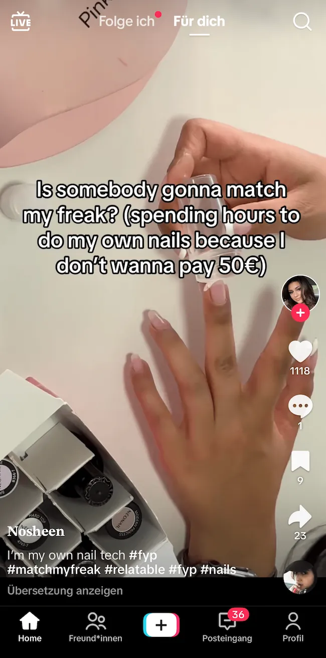 Quelle: Tiktok/ncsheen