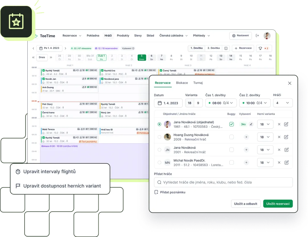 TeeSheet - TeeTime Software