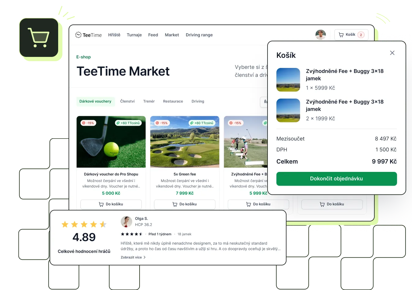 TeeTime E-Commerce - TeeTime Software