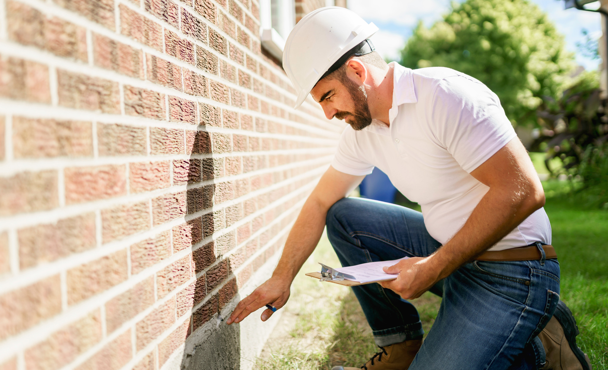 Vakman van Pandwachters inventariseert installaties