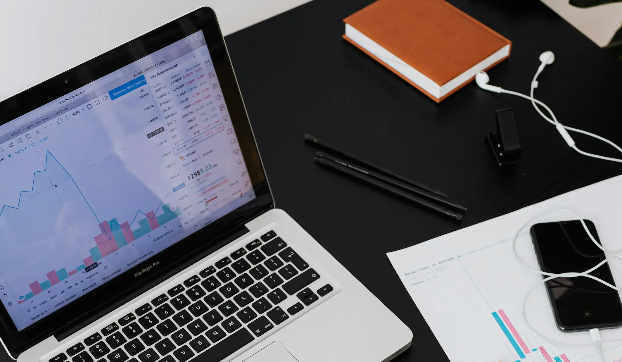 e-commerce dashboards on the laptop