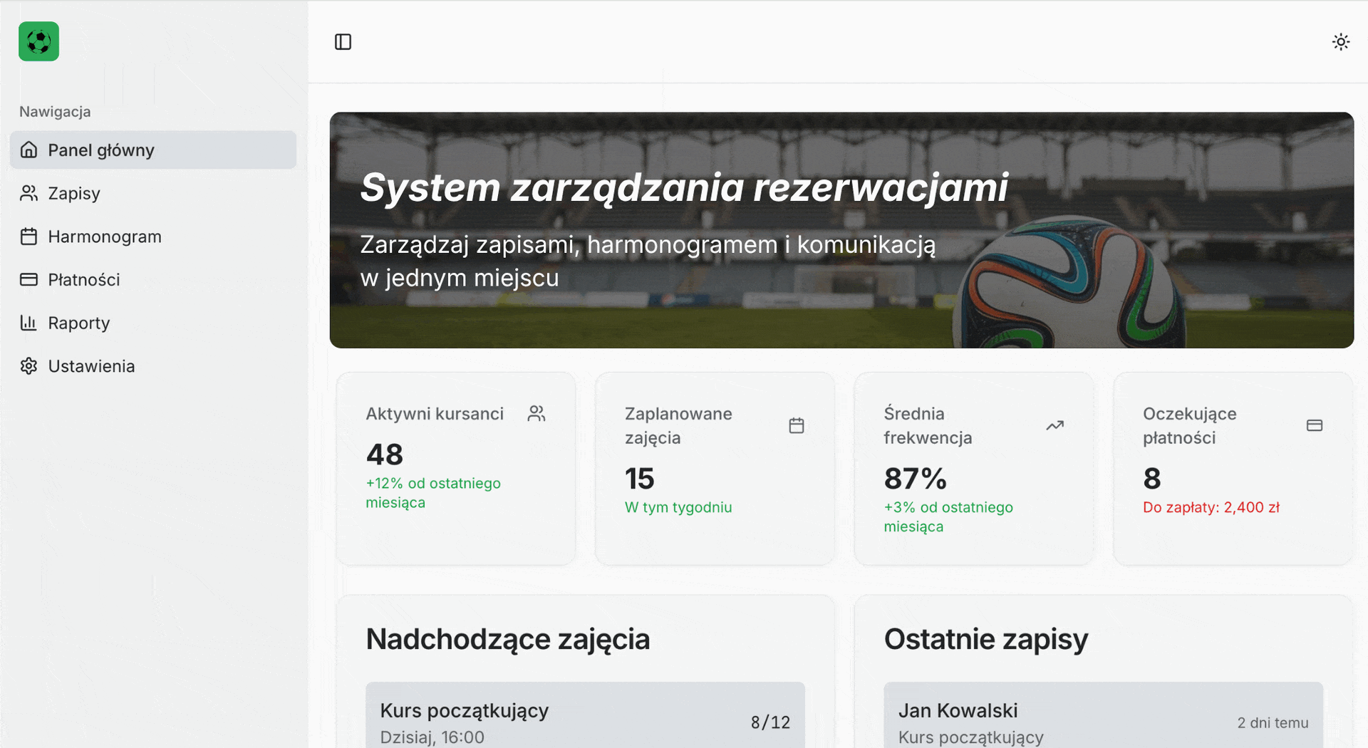 booking management system