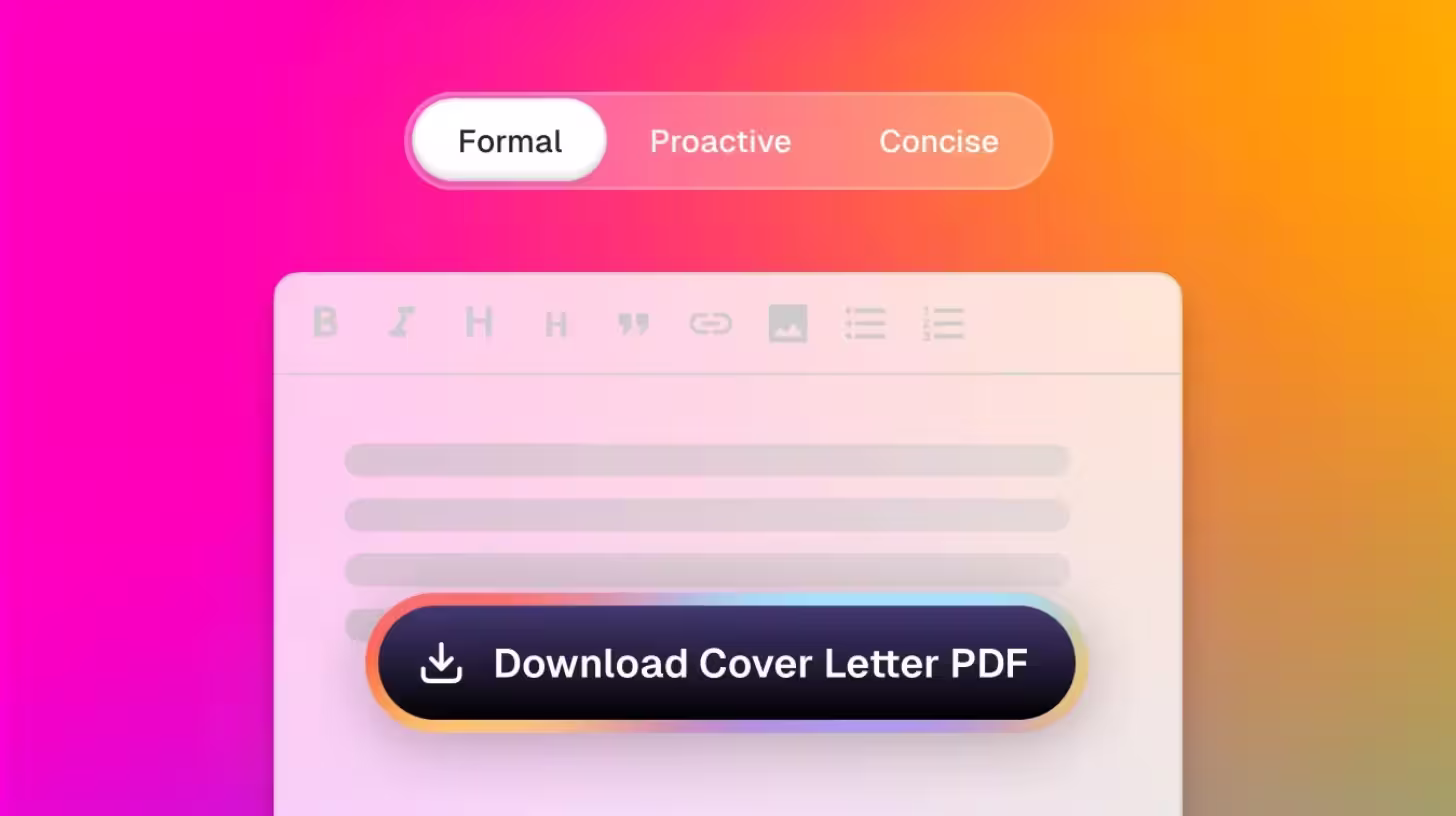 product ui of resume editing