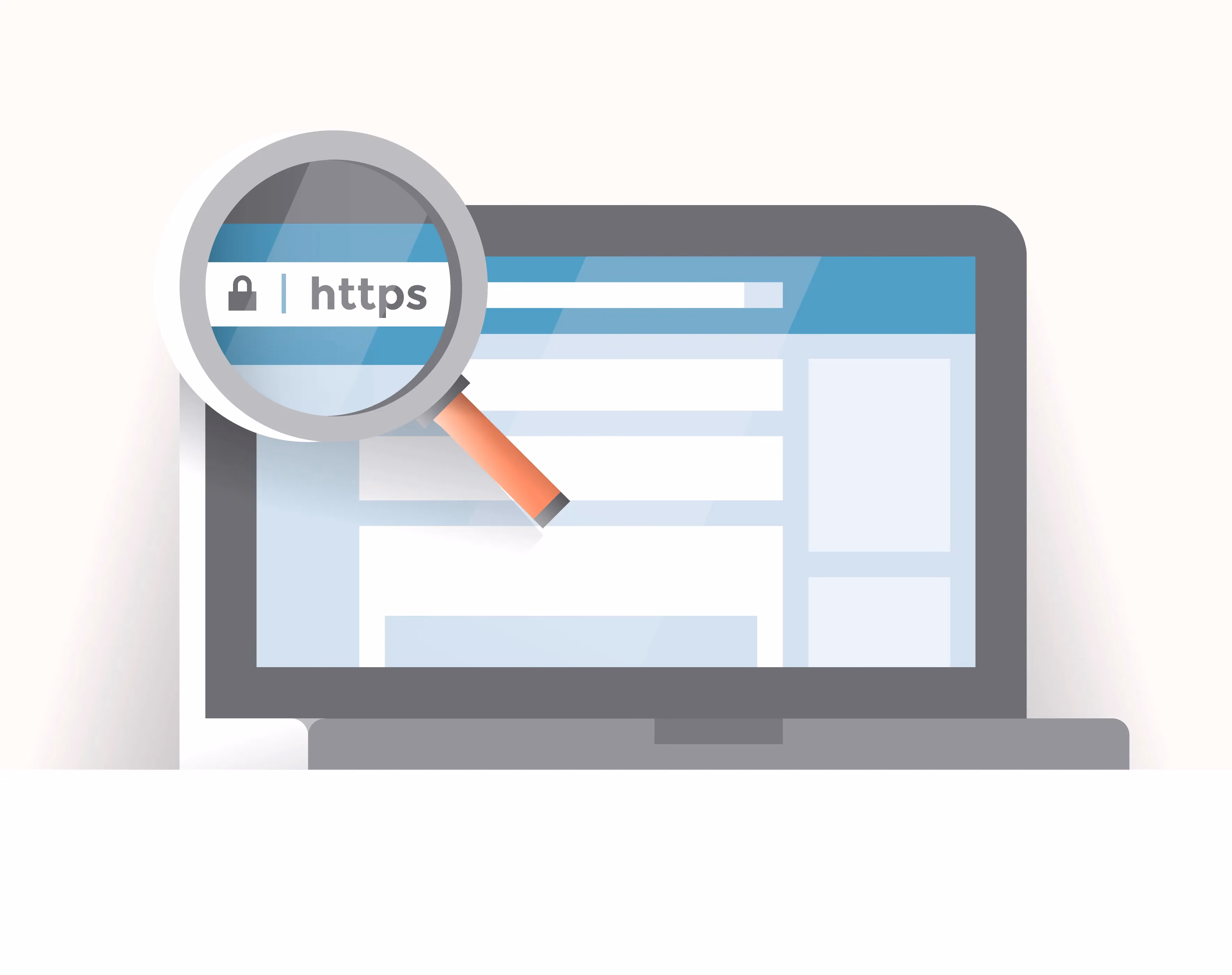 Lock icon - secure icon in a web browser
