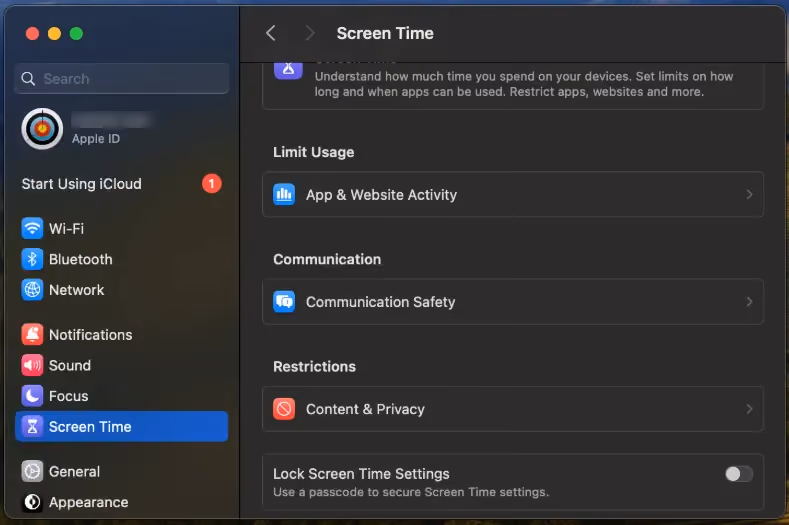 Mac System Settings