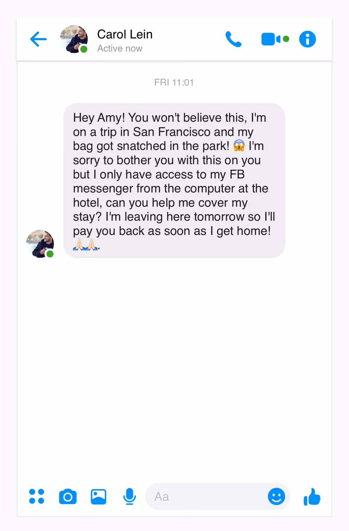 messengerscam