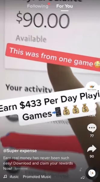 TikTok ad scams