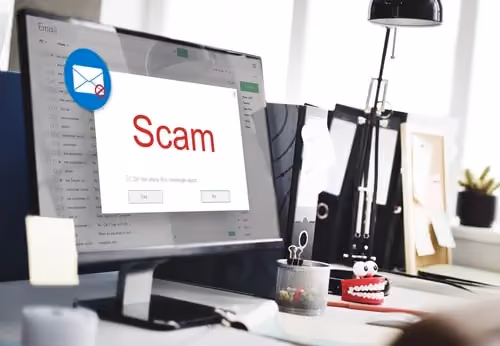 Scam message