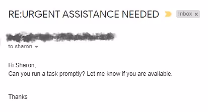 CEO phishing