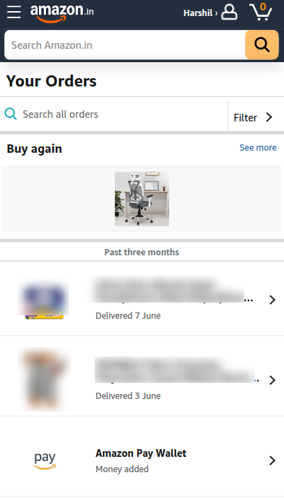 Checking all Orders to check for suspicious orders.