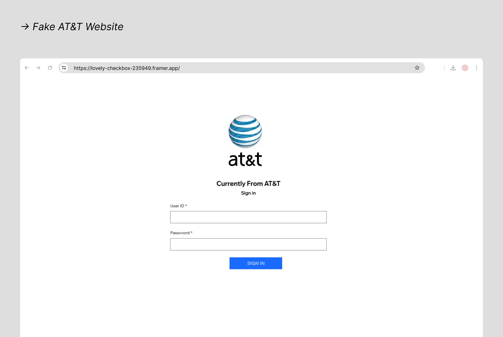 AT&T rewards expiration phishing text example