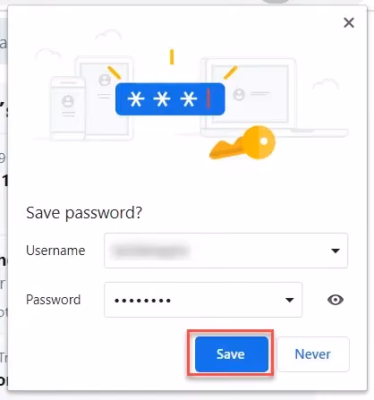 Google Chrome’s Password Manager for Creating and Storing Unique Passwords.