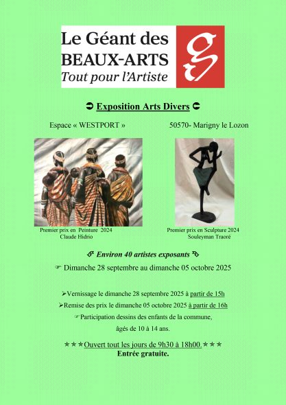 5ème édition, Exposition Arts Divers