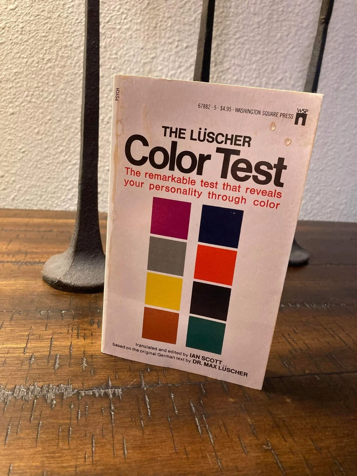 étude de l'importance de la couleur dans le test de Rorschach. "La couleur comme moyen d'investigation psychologique"