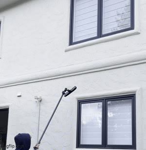 extended water fed pole