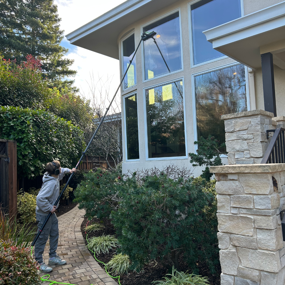 two story window cleaning