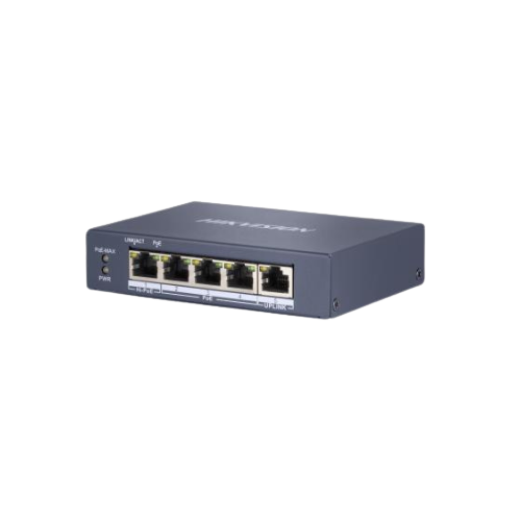Switch PoE Gigabit 4 ports Hikvision