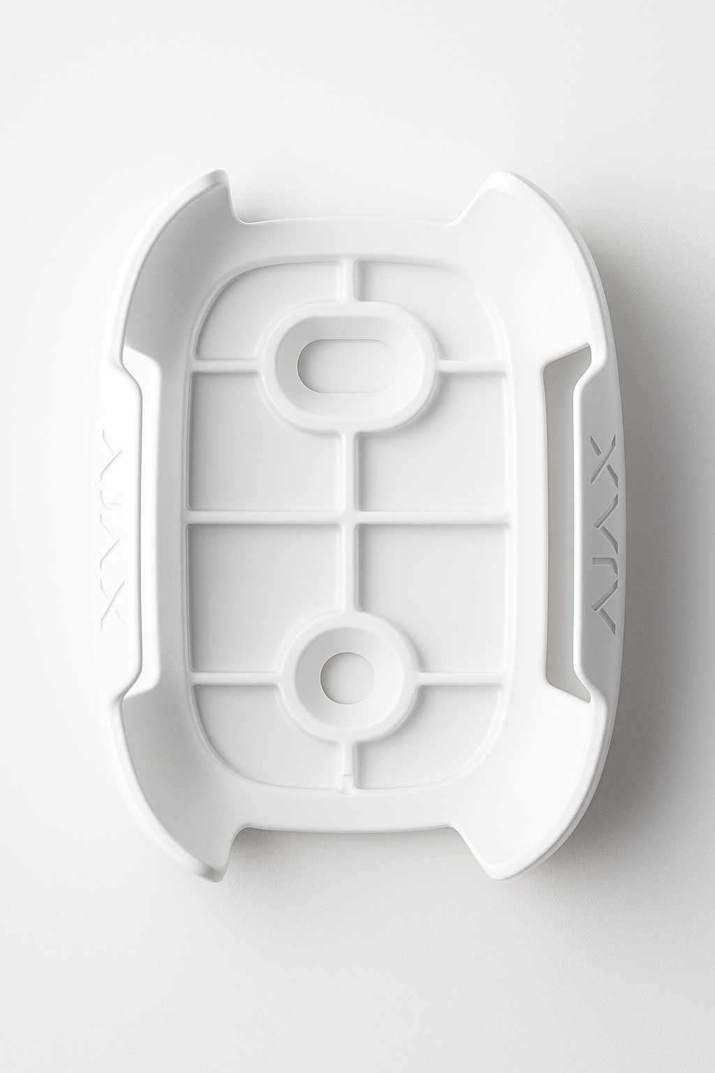 support blanc vue de face 