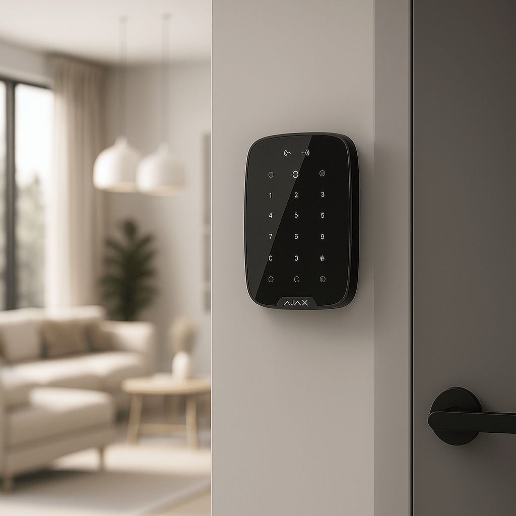 keypad plus noir en situation