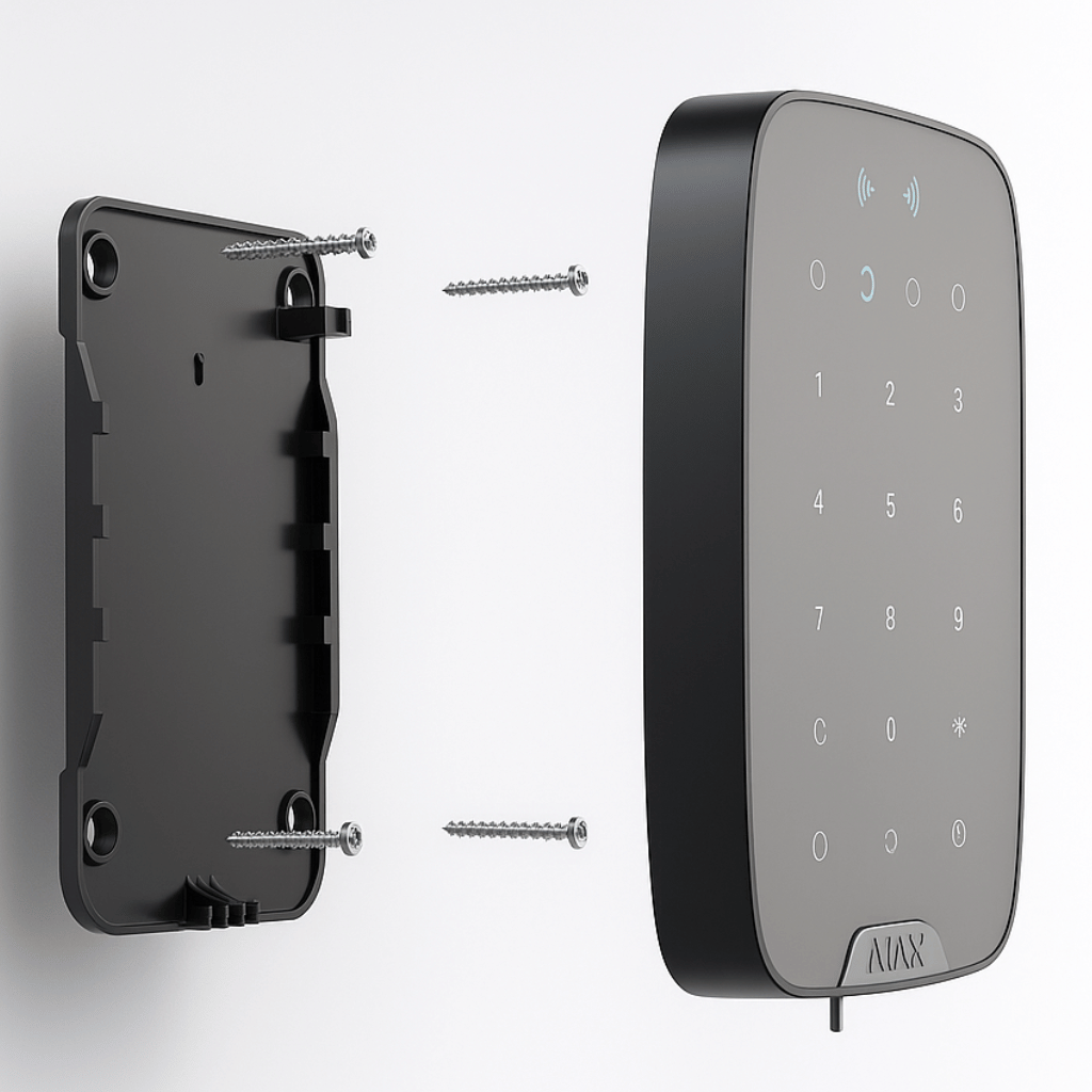 keypad plus noir en vue eclaté 