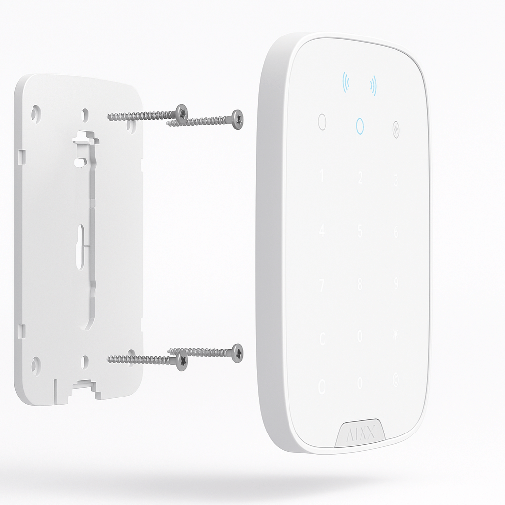 keypad plus blanc en vue eclaté