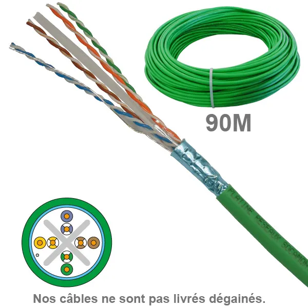 cable RJ45 couronne de 90metre