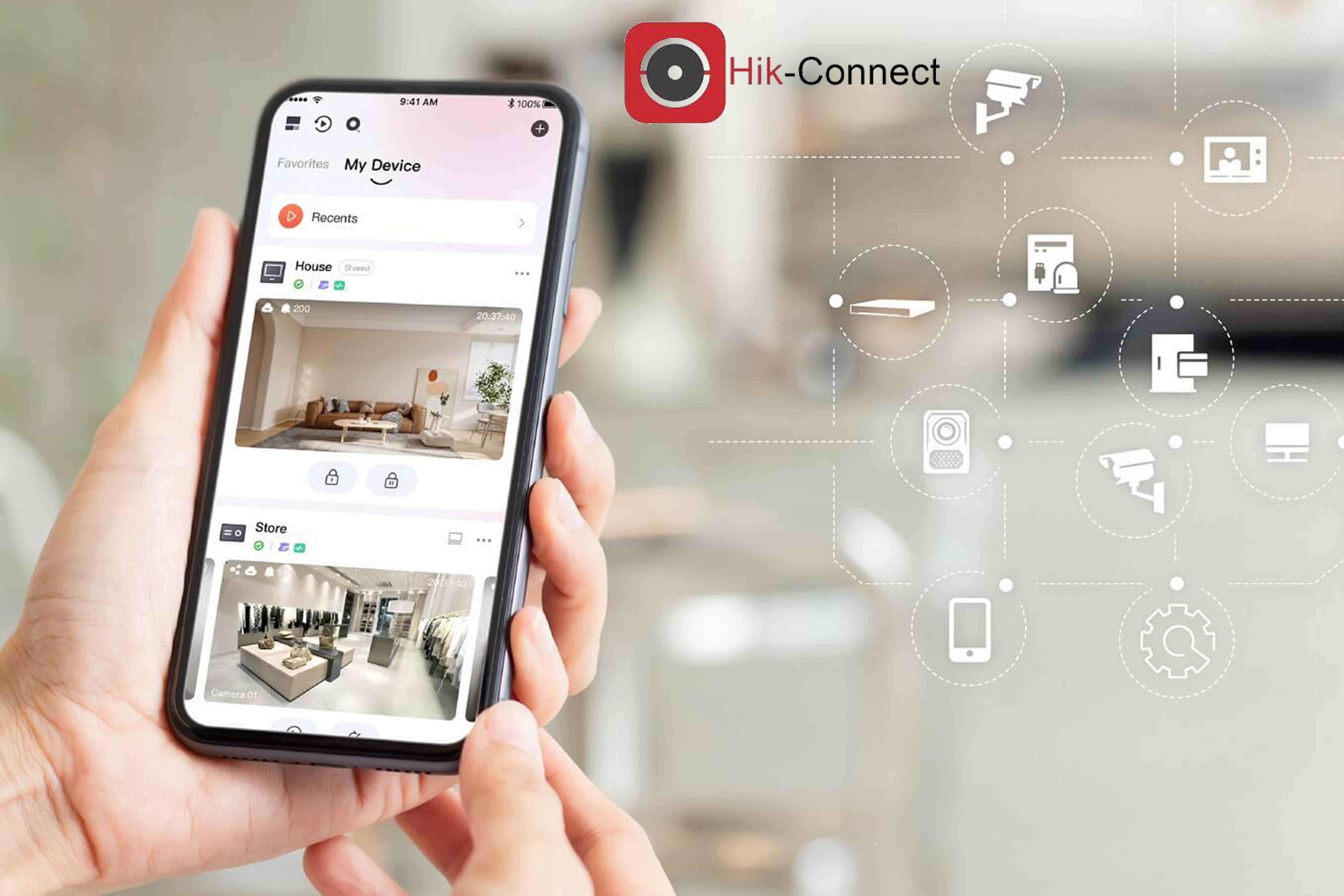 Tout savoir sur l'utilisation de l'application Hik-connect