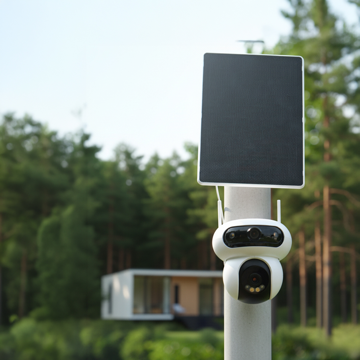 Kit EZVIZ HB90x Double Objectif WiFi avec panneau solaire 8W