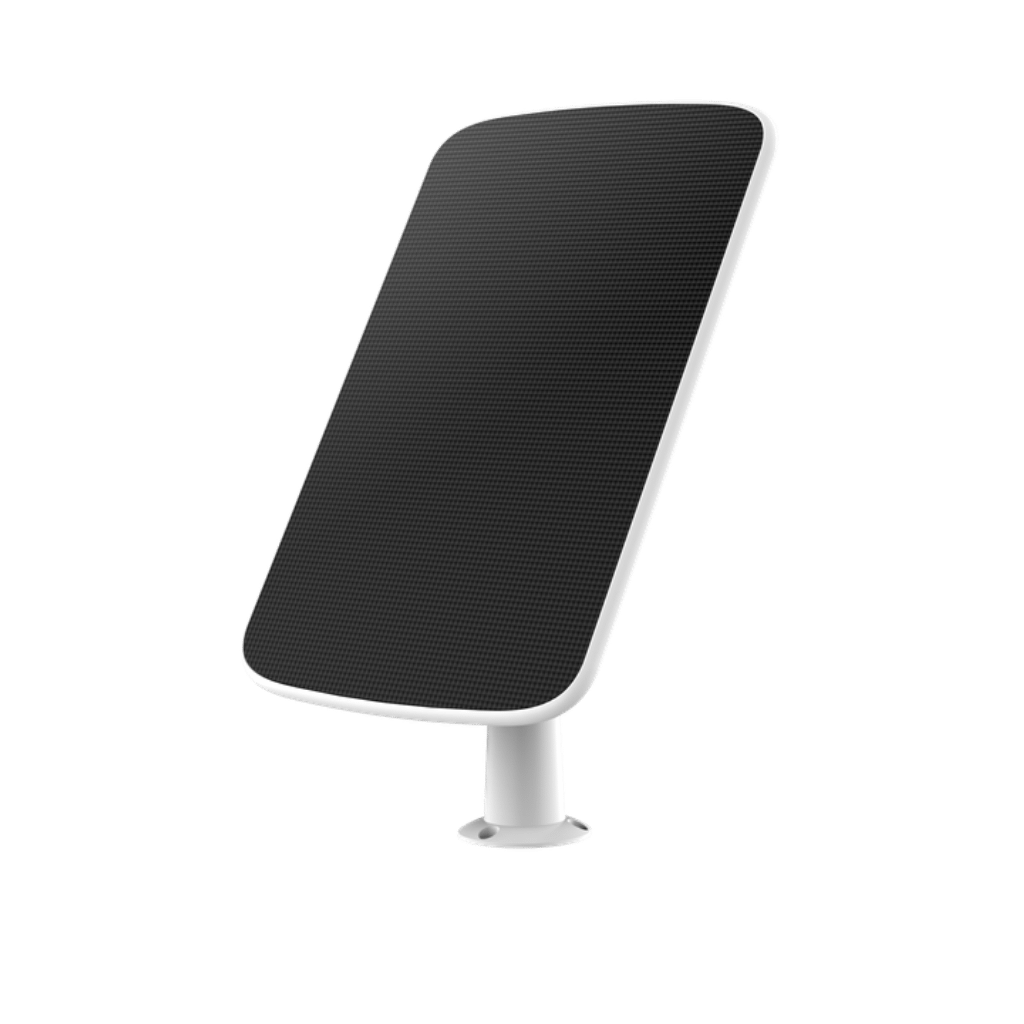 Panneau Solaire EZVIZ Modèle F 4,2W vue de face sur fond blanc