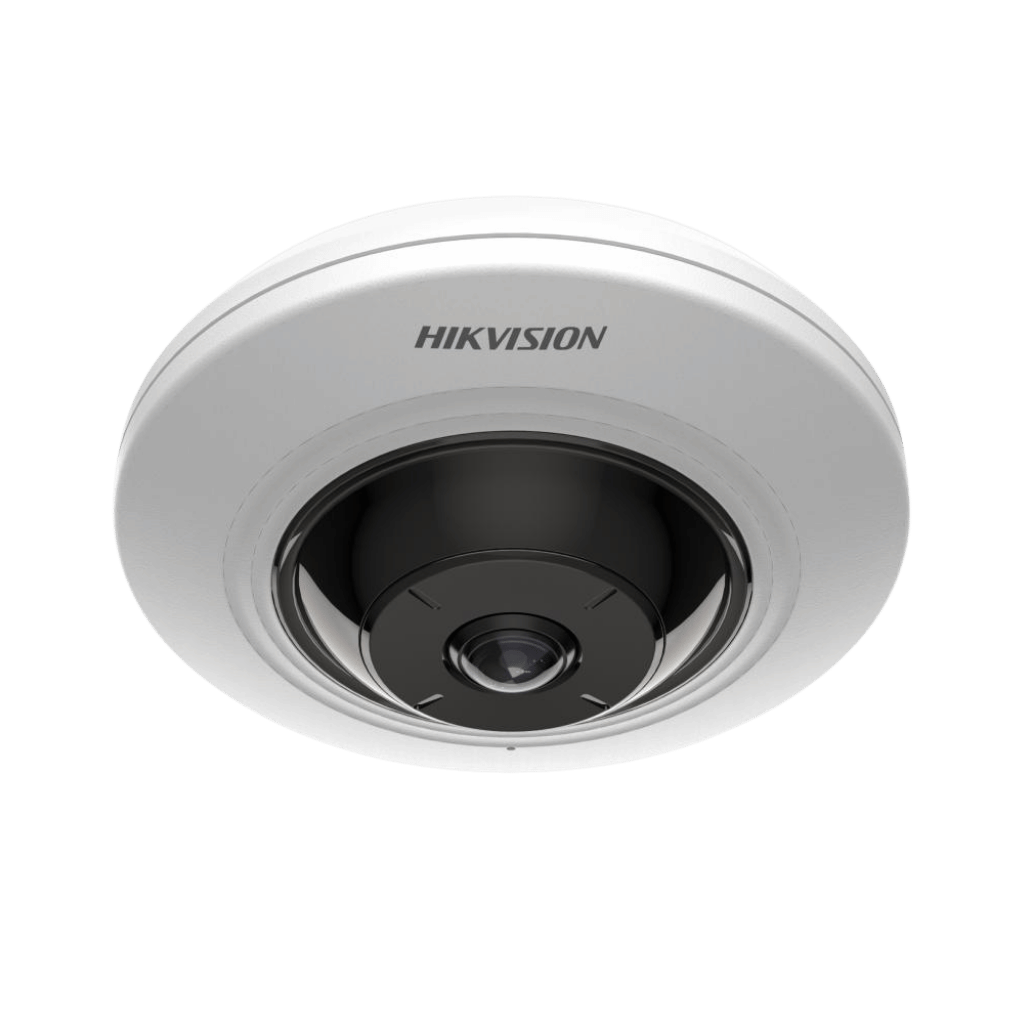 Hikvision DS-2CD2955G0-ISU caméra fisheye 5MP panoramique 180° vue principale
