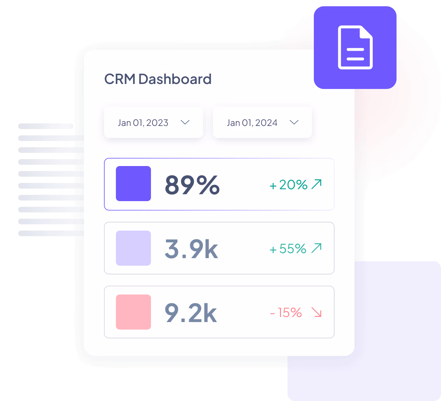 Collage of example product screens