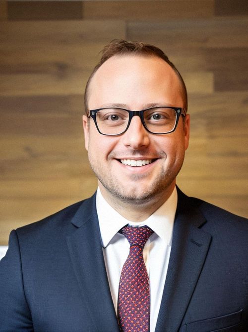 Wood background headshot