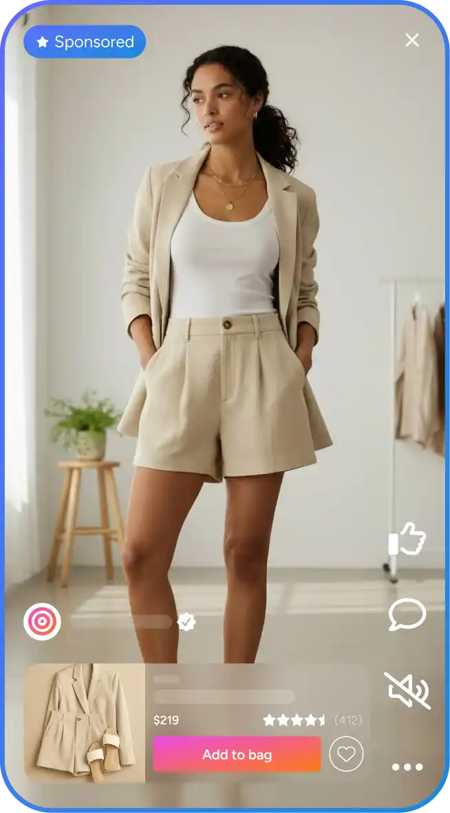 Sponsored social media post